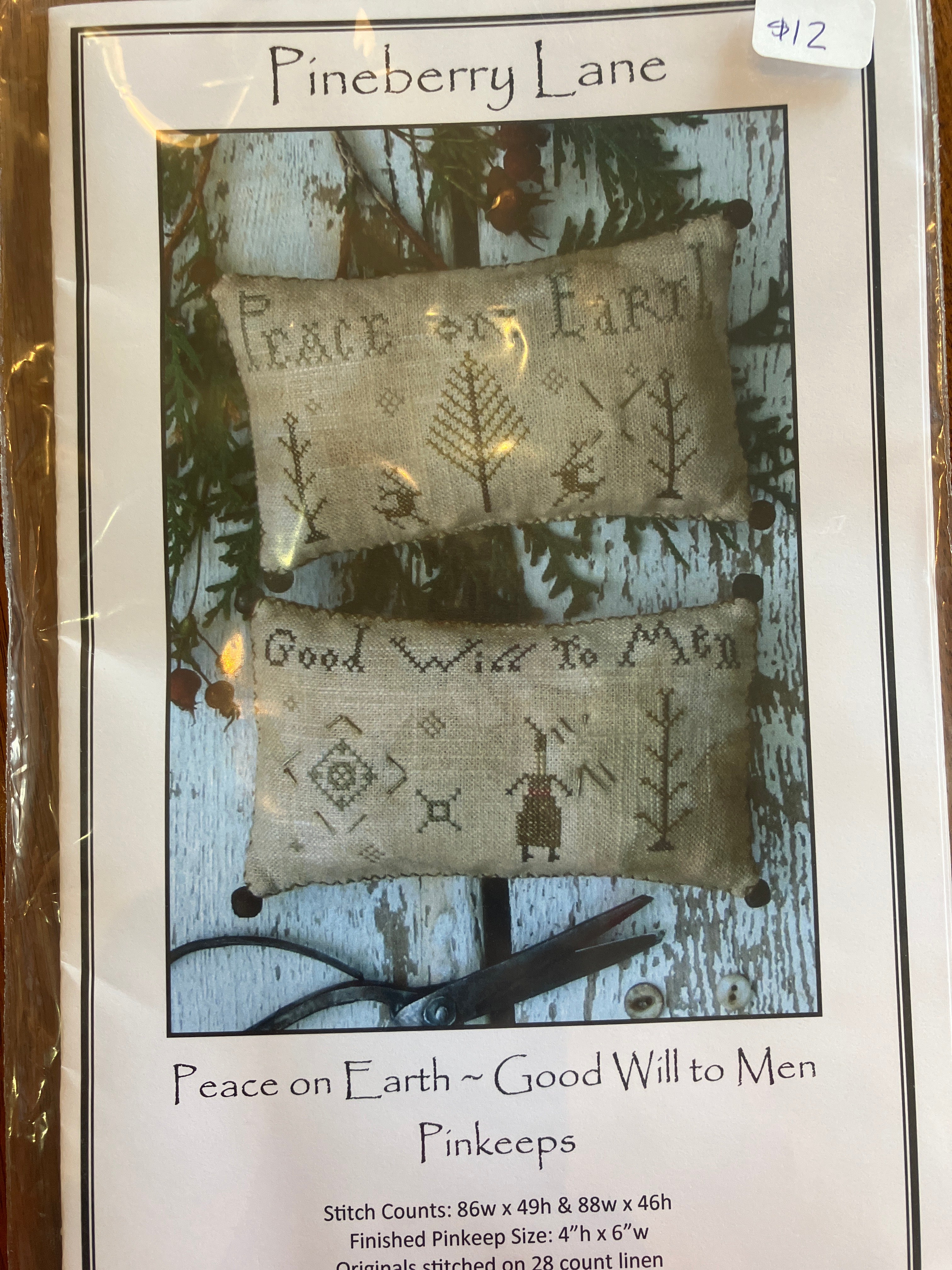 Peace on Earth - Good Will to Men Pinkeeps