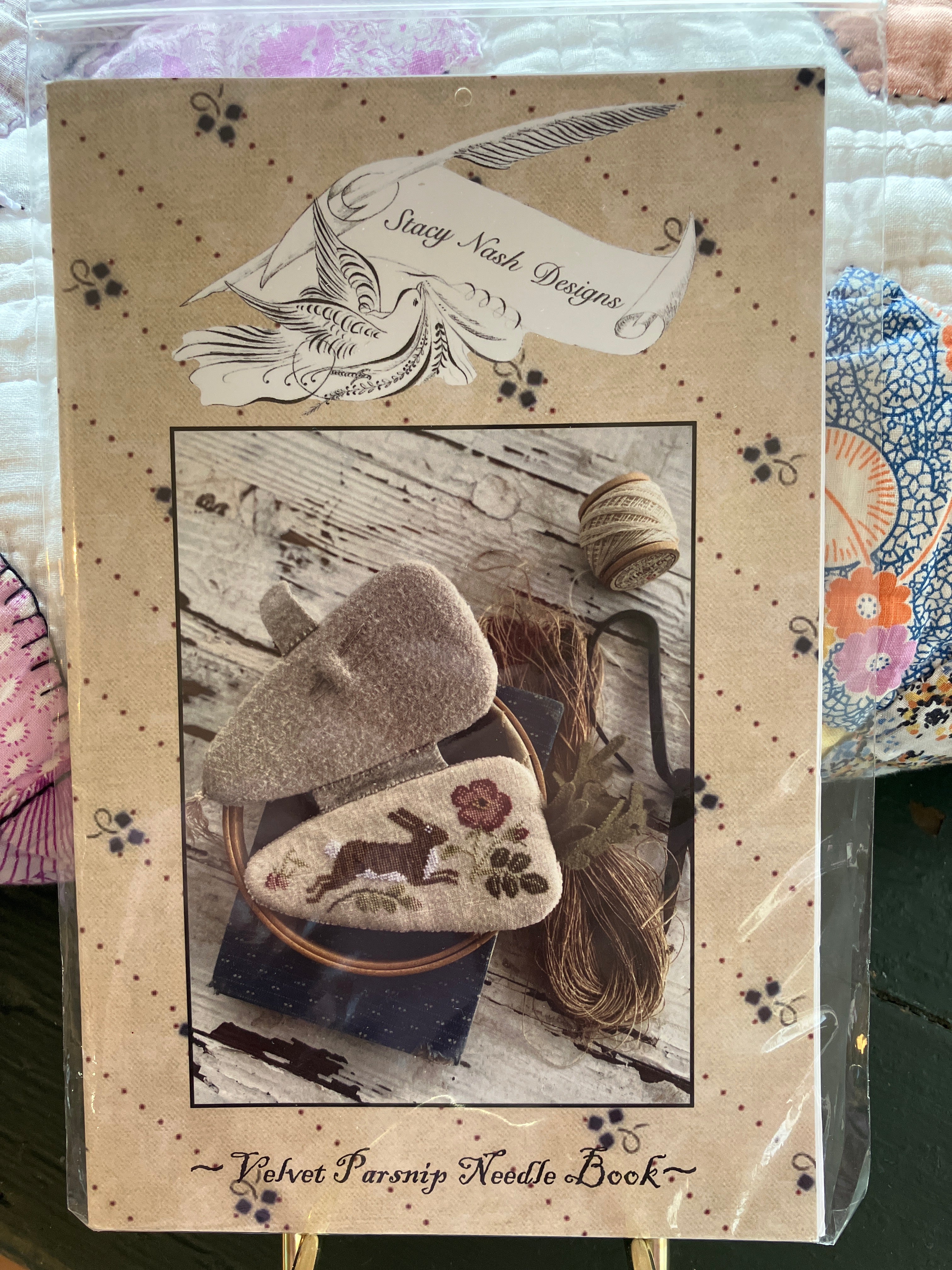 Velvet Parsnip Needle Book