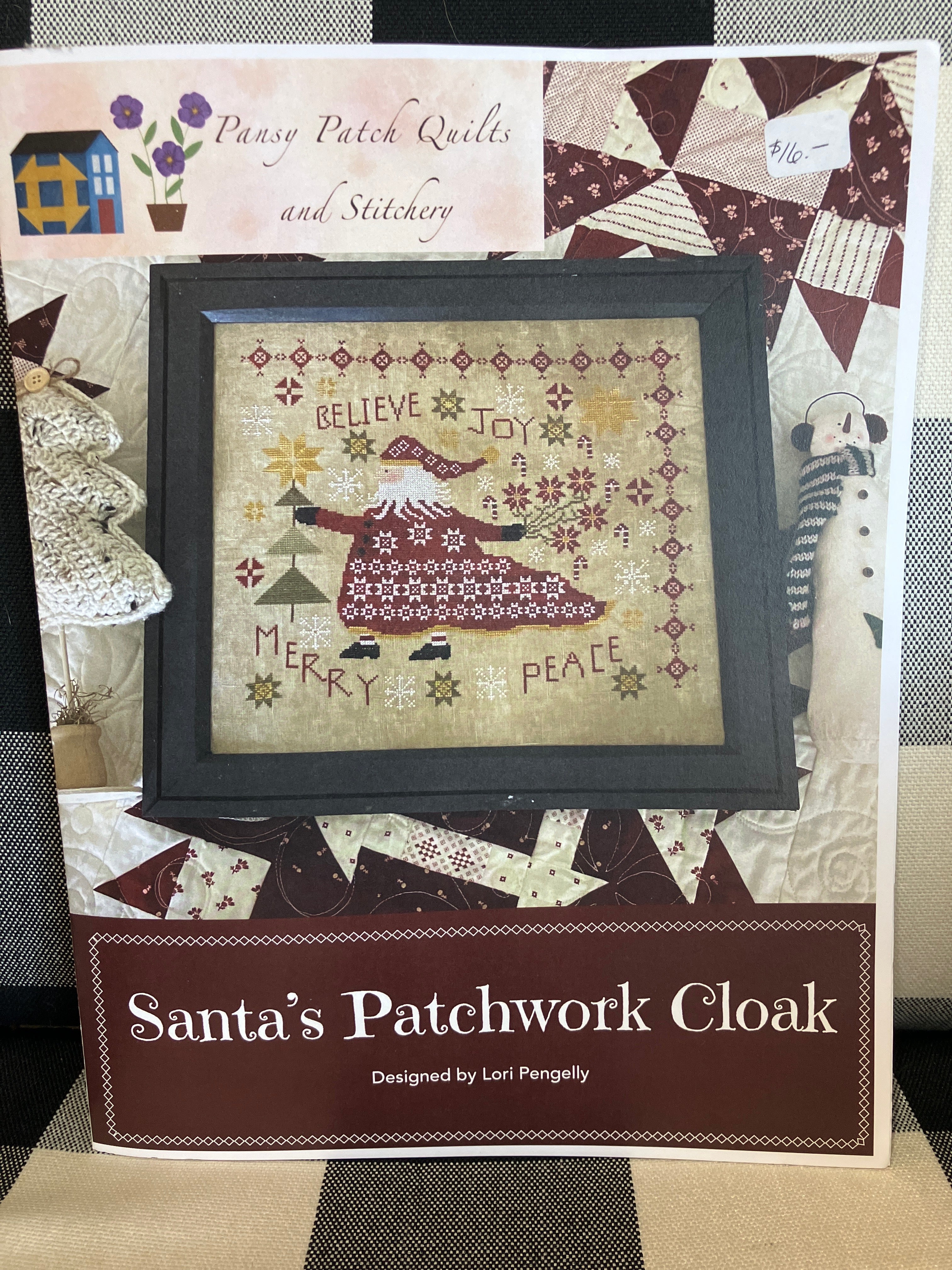 Santa’s Patchwork Clock