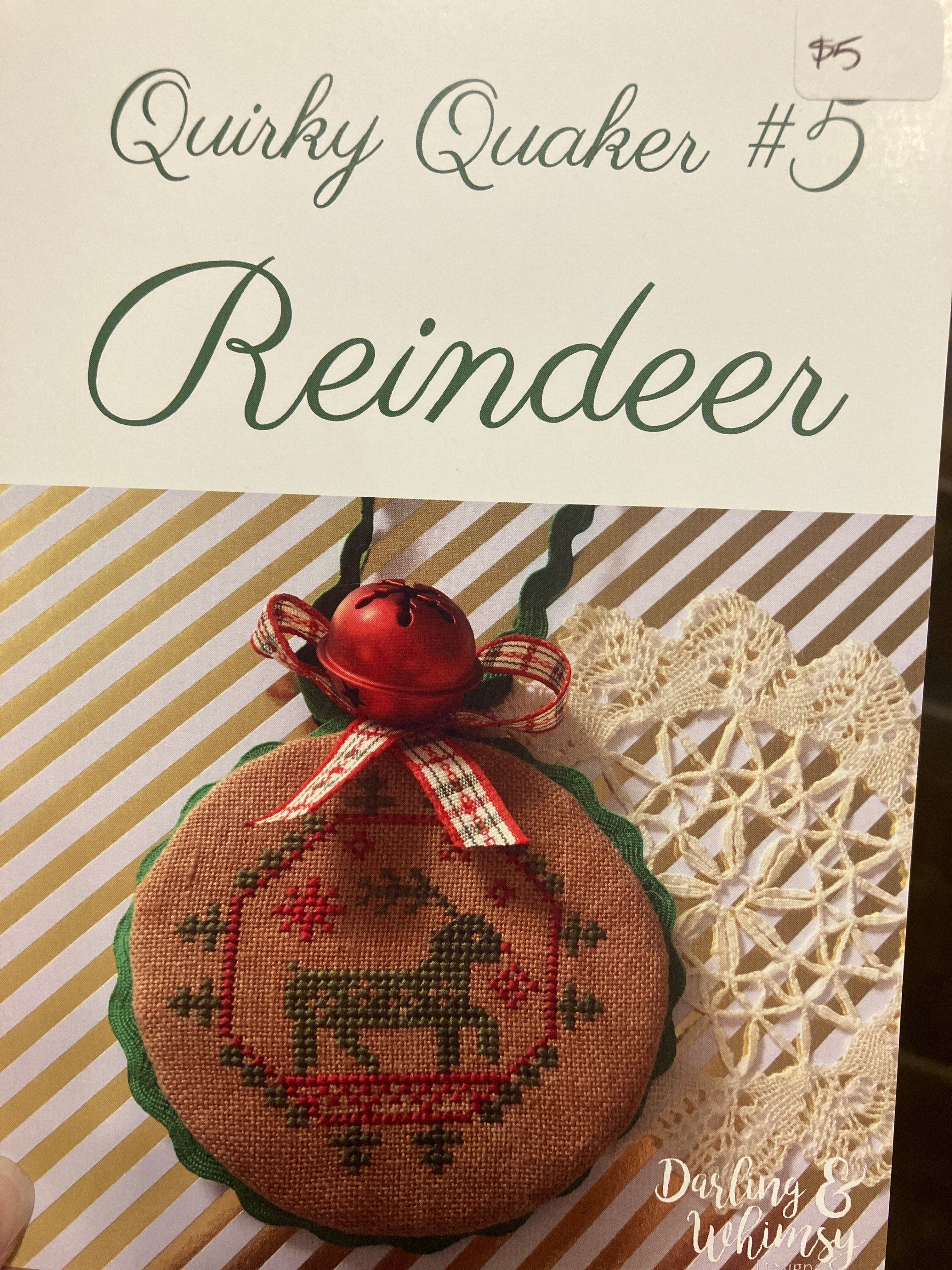 Quirky Quaker Reindeer