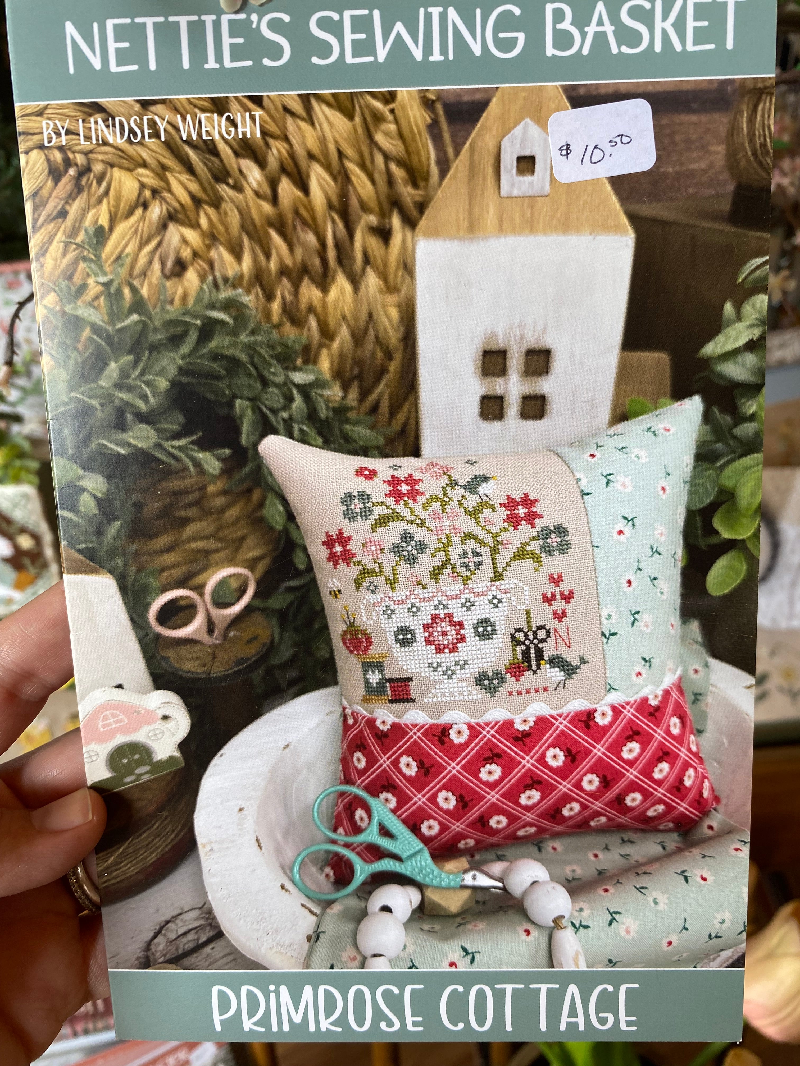 Nettie’s Sewing Basket- Primrose Cottage